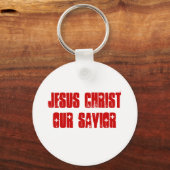JESUS CHRIST ONZE SAVIOR SLEUTELHANGER (Voorkant)