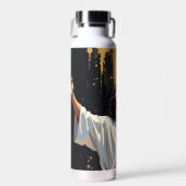 Jesus Christ Our Savior | Black and Gold Waterfles (Voorkant)
