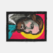 Jesus Christ P Art Religious Easter &amp; Christma Fleece Deken (Voorkant (Horizontaal))