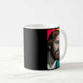 Jesus Christ P Art Religious Easter &amp; Christma Koffiemok (Voorkant rechts)