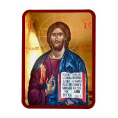 Jesus Christ Pantocrator Icon Magneet (Verticaal)
