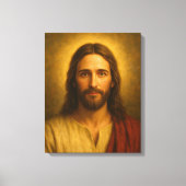 Jesus Christ Portrait #1™ LDS Muurschildersdoek Canvas Afdruk (Voorkant)