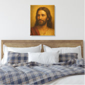 Jesus Christ Portrait #2™ LDS Muurschildersdoek Canvas Afdruk (Insitu (Slaapkamer))