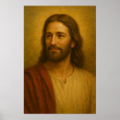 Jesus Christ Portrait #2™ LDS Wall Art Poster (Voorkant)