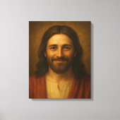 Jesus Christ Portrait #3™ LDS Muurschildersdoek Canvas Afdruk (Voorkant)