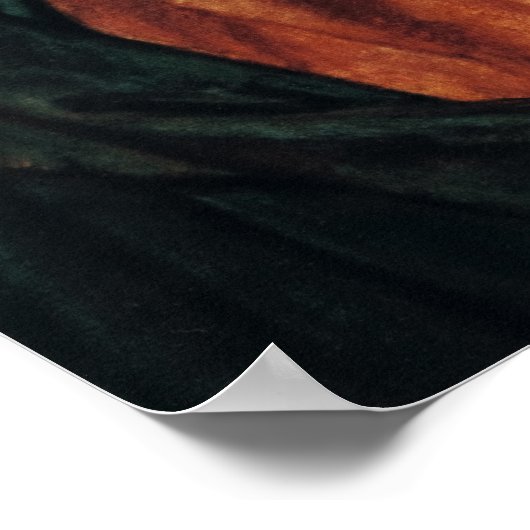 Jesus Christ, Portrait by Heinrich Hofmann Poster (Hoek)