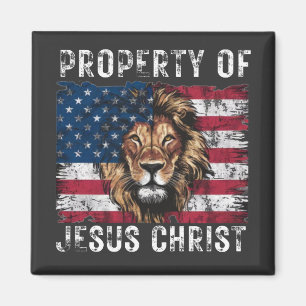Jesus Christ Property Christelijk Lion Judah 4 jul Magneet