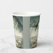 Jesus Christ Religious Easter Catholic  Papieren Bekers (Links)