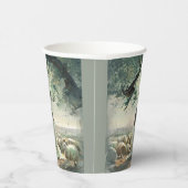 Jesus Christ Religious Easter Catholic Papieren Bekers (Rechts)