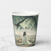 Jesus Christ Religious Easter Catholic Papieren Bekers (Voorkant)