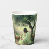 Jesus Christ Religious Easter Catholic  Papieren Bekers (Achterkant)