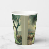 Jesus Christ Religious Easter Catholic Papieren Bekers (Rechts)