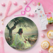 Jesus Christ Religious Easter Catholic  Papieren Bordje (Feest)