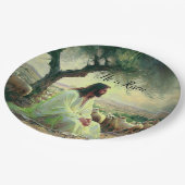 Jesus Christ Religious Easter Catholic Papieren Bordje (Gekanteld)