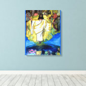 JESUS CHRIST RETURNS, THE RAPTURE. canvas (Insitu (Houten vloer))