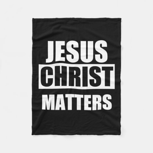 Jesus Christ S Fleece Deken (Voorkant)