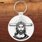 Jesus Christ Sleutelhanger (Achterkant)