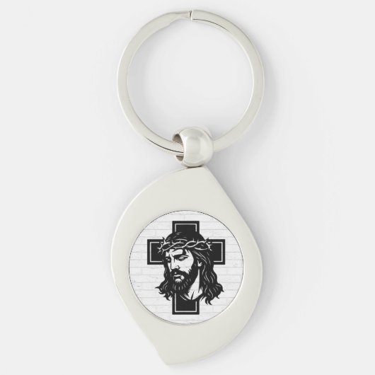 Jesus Christ Spiritual Art Keychain - Religious Ke (Voorkant)