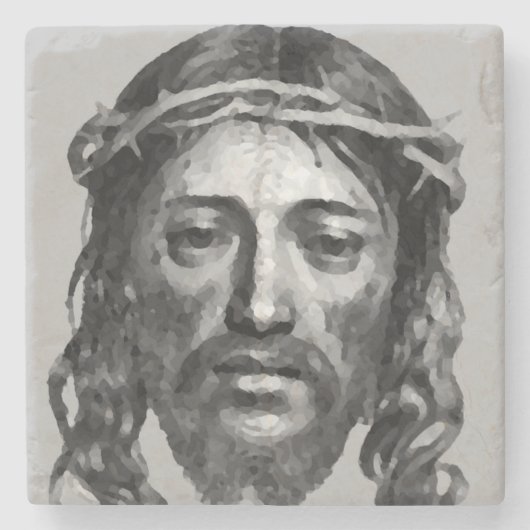 JESUS CHRIST STENEN ONDERZETTER (Voorkant)
