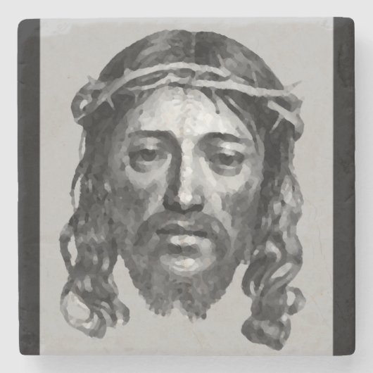 JESUS CHRIST STENEN ONDERZETTER (Voorkant)