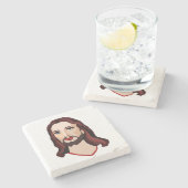 JESUS CHRIST STENEN ONDERZETTER (Zijkant)