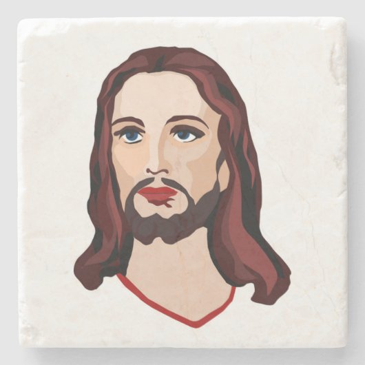 JESUS CHRIST STENEN ONDERZETTER (Voorkant)
