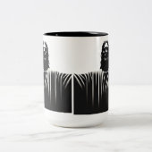 Jesus Christ stoic  Tweekleurige Koffiemok (Center)