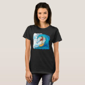 Jesus Christ Surfing Summer Surfer Surfboard T-shirt (Voorkant volledig)