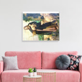 JESUS CHRIST THE GOOD SHEPHERD CANVAS AFDRUK (Insitu (Woonkamer))