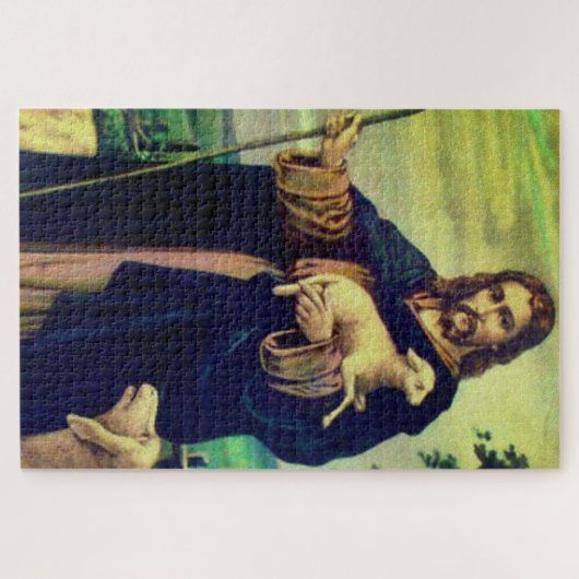 JESUS CHRIST THE GOOD SHEPHERD LEGPUZZEL (Horizontaal)