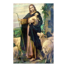 JESUS CHRIST THE GOOD SHEPHERD POSTER