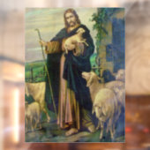 JESUS CHRIST THE GOOD SHEPHERD RAAMSTICKER (Vel 2)