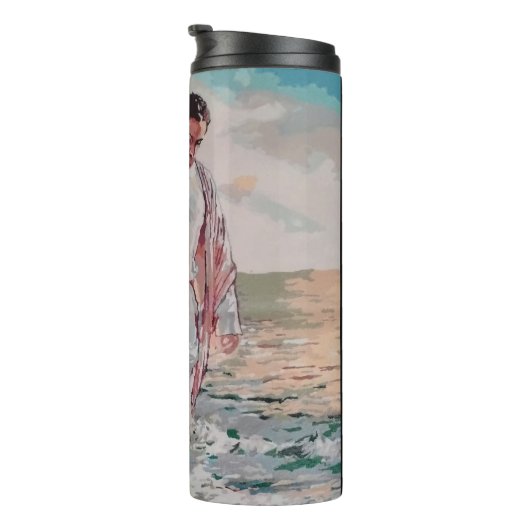 JESUS CHRIST  THERMOSBEKER (Geroteerd rechts)