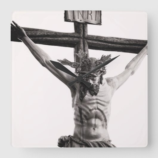 JESUS CHRIST VIERKANTE KLOK (Voorkant)