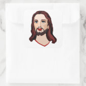 JESUS CHRIST VIERKANTE STICKER (Tas)