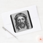 JESUS CHRIST VIERKANTE STICKER (Envelop)