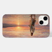 Jesus Christ Walking on Water iPhone Case (Achterkant (horizontaal))