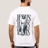 Jesus Christ walking T-shirt (Achterkant)