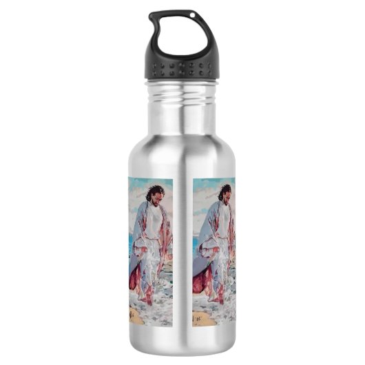 JESUS CHRIST  WATERFLES  (Achterkant)