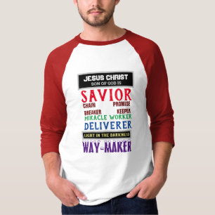 JESUS CHRIST WAY MAKER CHRISTELIJK T-SHIRT