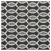 Jesus Christelijk Fish Pattern Stof (Swatch)
