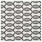 Jesus Christelijk Fish Pattern Stof (Swatch)