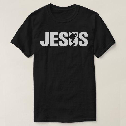 Jesus Christelijk Skateboard Cool Skater Design T-shirt (Design voorkant)