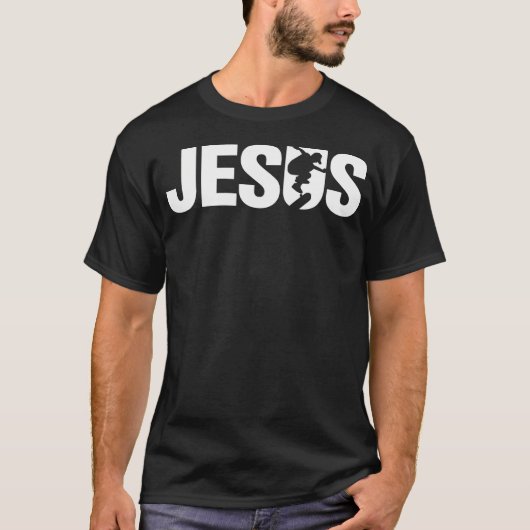 Jesus Christelijk Skateboard Cool Skater Design Ts T-shirt (Voorkant)