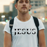 Jesus Christelijk T-Shirt<br><div class="desc">Christelijk T-shirt voor mannen met Jesus in elegante kalligrafie met "het leven, de weg, de waarheid" in bewijs. Dit trendy, eigentijdse geloofsontwerp is het perfecte cadeau en mode statement. Verhef uw geloof met ons Christelijke T-shirt voor vrouwen, versierd met elegante kalligrafie. Dit trendy en modern design dient niet alleen als...</div>