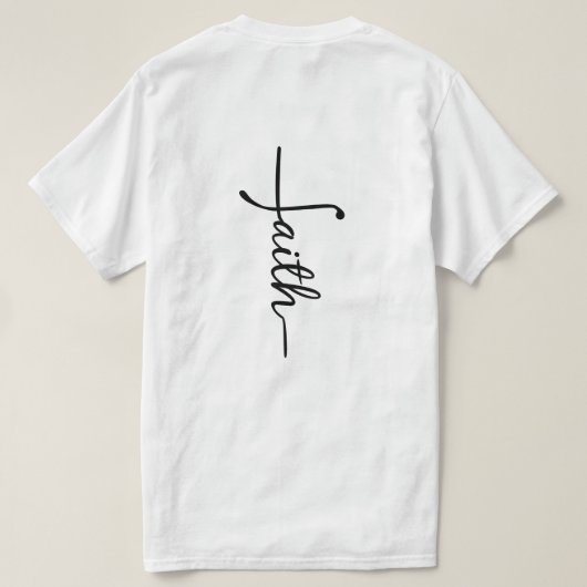 Jesus Christelijk T-Shirt Heren (Design achterkant)