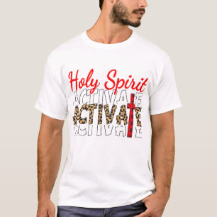 Jesus Christenen Heilige Geest Activeer Religieus  T-shirt
