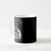 Jesus Christian Christmas Xmas Tree Family Pajamas Koffiemok (Voorkant links)