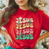 Jesus Christmas T-shirt kleurrijk