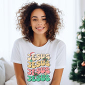Jesus Christmas T-shirt kleurrijk